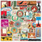 ZORVUJI Reise Sticker Set 100 Stück, Vintage Retro Aufkleber für Koffer, Laptop, Helm, Motorrad, Skateboard, Auto, Fahrrad, Computer, Wasserdicht und Robust