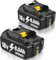 2 x 18 V 8,0 Ah/8000 mAh Ersatzakkus für Makita 18 V Akku, kompatibel mit BL1860 BL1860B BL1850 BL1850B BL1840 BL1830 BL1820 LXT400 DC18RA DC18RC DC18RD