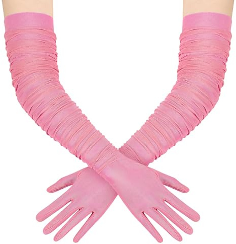 BABEYOND Damen Lange Handschuhe Tüll Opernhandschuhe | tüll, leicht und luftig, minimalistischer, schichtbarer stil, ideal für hochzeiten, partys, opern, bälle und weitere anlässe