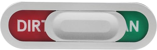 UPKOCH Magnet für Geschirrspüler Sauber Schmutzig Hinweisschild aus Abs Acryl Leicht zu Benutzen Praktisch und Auffällig für Küche Reinigung