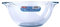 Pyrex Tempered Glass Kitchen Mixing Bowls SET OF THREE 2.5l/4.4pts Narrow & Wide Pour Spouts Thick Glass Oven to Table Dishwasher & Microwave Safe, Freezer Proof for Baking & Cooking Made in France
