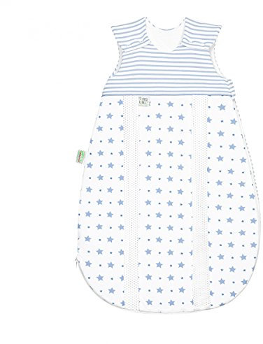 Odenwälder Jersey-Schlafsack primaklima stars cool blue, Größe in cm:90 cm