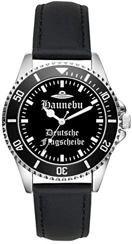 KIESENBERG Haunebu Flugscheibe UFO Luftwaffe Geschenk Artikel Idee Fan Uhr L-2086