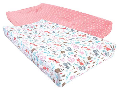 Hudson Baby Uni Baby Wickelunterlage aus Baumwolle, Woodland Fox, Einheitsgröße