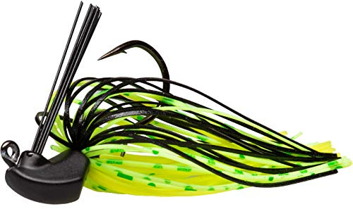 ZECK scharfer & Stabiler Jighaken - Skirted Jig Chartreuse Party - #1/0-10g