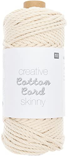 Creative Cotton Skinny Rico Design, 55 m, Natur