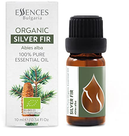 Essences Bulgaria BIO Ätherisches Öl Weißtanne 10ml | Abies alba | 100% Naturrein | Unverdünnt | BIO-zertifiziert | Spitzenqualität aus Familienbetrieb | Ohne Gentechnik | Vegan