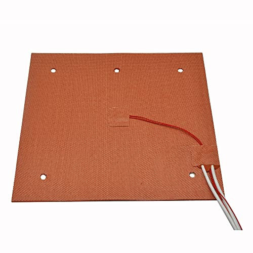 Ender 3 V2 Flexible Silikon-Heizung, 24 V, 235 mm, für Creality Ender 3 Pro 3S Ender 5 3D-Drucker mit 4-Punkt-Bauplatte