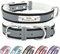 Senristar Personalisierte Reflektierende Leder Hundehalsband mit Warmem Futter, Individuelle Hundehalsband mit Namensschild Eingraviert für Kleine Mittlere und Große Hunde und Katzen