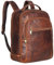 STILORD 'Floyd' Laptop-Rucksack 14-16 Zoll Leder Herren und Damen Business-Rucksack mit Laptop Fach groß ideal als Lederrucksack Arbeitsrucksack und Notebookrucksack, Farbe:Prestige - braun