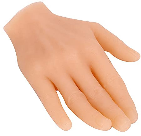 Main de Pratique de Tatouage en Silicone, Modèle de Main de Fausse Peau Grandeur Nature de la Peau Douce,Outil Pratique de Pratique de la Fausse Main de Tatouage Hautement Réaliste (Main droite)