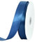 Satinband, dünnes, einfarbiges Satinband für Geschenkverpackungen, Basteln, Haarschleifen, Hochzeitsdekoration, Einladungskarten, Blumensträuße, 2,5 cm x 91 m, Tiefes Marineblau