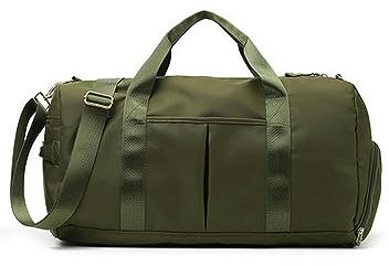 NOGRAX Schulrucksack Sports -Duffel -Bag Frauen Große Kapazitätsumhängetaschen Reisen Totes Wasser -Beachtliches Training Fitnessstudio-EIN Grüner