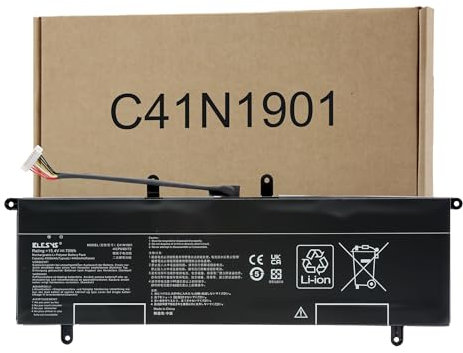 BLESYS 70Wh C41N1901 Akku für ASUS ZenBook Duo 14 UX481 UX481F UX481FA UX481FL UX4000F UX4000FL ux481fl-bm039r ux481fl-bm044t ux481fl-bm042t ux481fl-bm040t ux481fl-hj093t ux481fa-bm018t Laptop