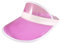 Neon Nostalgia: Unisex Retro 80s Sun Visor Hat - Vibrant Colors for a Stylish Throwback Look (UK, Alpha, One Size, Pink)