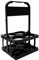 Ronyme Porte-Bouteille d'eau de Sport, Porte-Bouteille Pliable, Panier de 4 Bouteilles, capacité pour Le Football, Les Sports d'équipe, Noir