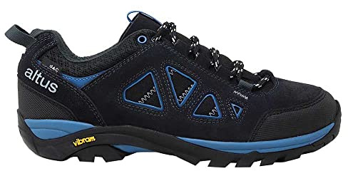 CAURA Zapatilla de montaña con membrana impermeable y suela vibram - C: AZUL MARINO T: 42