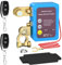 TKSE Remote Battery Disconnect Switch,12V 240A Remote Kill Switch for Car, Automatic Power Shut off Switch for Car, Battery Isolator Switch with 2 Remote Controls (No Digital Display Function)