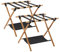 Yosamy Grand Porte Bagages Pliable, Lot de 2 porte-bagages double couche avec 4 sangles, tabouret de valise pour hôtel et maison, 64 x 45 x 52 cm