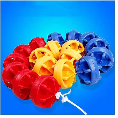 Cuerda divisora de seguridad para piscinas, cuerda de piscina de 7 m con flotadores para seccionar áreas peligrosas, precaución, ayuda a la piscina, línea de carril de 12 cm de diámetro