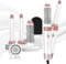 MIEARA 5 in 1 Hot Air Styler, Hair Dryer Brush, Negative Ionic High-Speed Hair Styler, Hot Air Brush for Volumizing, Drying and Rotating (Pink)