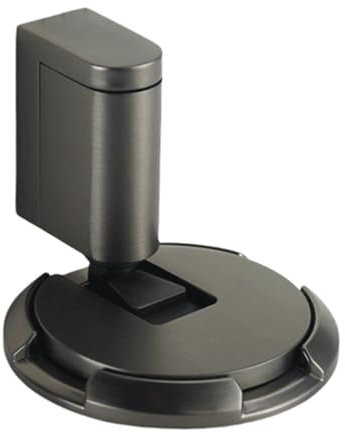 FSJMTQTS Floor Door Stops Door Suction Super Strong Windproof Door Stop Invisible Door Touch for Home Office(Gunmetal grey)