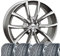 4 Winterräder Winterkompletträder Brixen 7x17 ET 40 5x112 Schwarz mit 225/45 R17 94W HAN Kinergy 4S 2 H750 XL FR M+S 3PMSF kompatibel mit VW Touran Scirocco Passat Jetta Golf VIII Golf VII Golf VI G