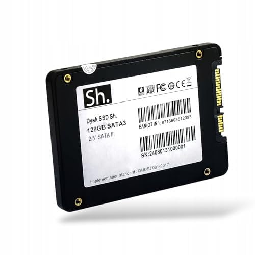 Sh. SSD 128GB 2.5 SATA III Internal Solid State Drive – Up to 545MB/s Read, 518MB/s Write – High-Speed 3D NAND Flash – 6Gb/s Interface – for Laptop, PC, Desktop Computer