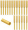 15 PCS Chainsaw Sharpener Stone, Diamond Bit Chain Saw Sharpener Tool File Sharpening Chainsaw Sharpeners Bits for Chain Saw Stone Jewelry Wood (Gold,4 Mm, 4.8 Mm, 5.5 Mm)
