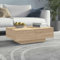 UJCHVHN Couchtisch Sonoma Eiche 90 x 60 x 31 cm Holztische Akzenttische Couchtische