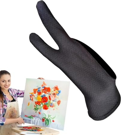 Digitaler Zeichenhandschuh Atmungsaktiv reibungsmindernd für Papier