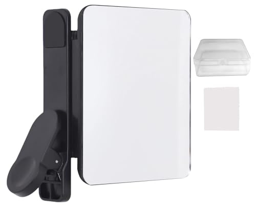 Pruojhw - Lente de efecto espejo, accesorio fotográfico para móvil con espejo, kit de fotos y vídeo para smartphone regalo para familiares y amigos