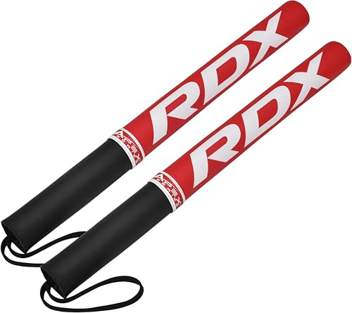 RDX Apex Pro Precision Sticks für Boxtraining & Kampfsport, Boxing Pads aus Super Skin Combat Leder, Coaching Sticks für Schlagtraining, Box Equipment für Trainer, MMA & Kickboxen