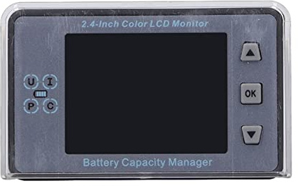 OEBUAFI Monitor Allarme Voltmetro Digitale Coulometro con Comunicazione Wireless per Impianto Fotovoltaico (100A)