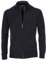 CASAMODA Herren Strickjacke unifarben 004450 Aufgesticktes Logo, Dunkelblau - Uni (135), S