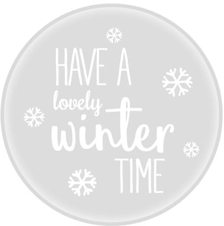 Taschenwärmer XXL Winter Time (300 Gramm!) - Wichtelgeschenk, Handwärmer, Taschenheizkissen