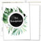OLGS Hausaufgabenheft Hülle Tropical Green inkl. Heft Schulheft Schutzhülle Umschlag Geschenkidee Einschulung Grundschule (ohne Personalisierung, Tropical Green 07)
