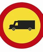 Signal métallique homologué type MOPU 60 cm Reflect N1 Entrée interdite aux camions TR-106