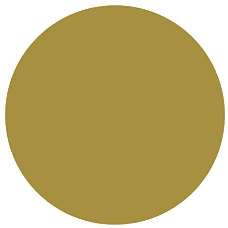 kleb-Drauf | 1 großer Punkt | Gold - matt | Wandtattoo Wandaufkleber Wandsticker Aufkleber Sticker | Wohnzimmer Schlafzimmer Kinderzimmer Küche Bad | Deko Wände Glas Fenster Tür Fliese