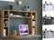 VCM Computertisch hängend | Klapptisch | Wandschreibtisch | Maße ca. H. 60 x B. 90 x T. 20 cm | Schreibtisch - Wandila Grau