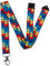 20mm Autism Awareness Jigsaw Puzzle Lanyard & Safety Breakaway