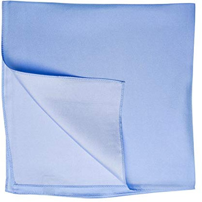 Tinitex Nickituch Seidentuch blau hellblau Twillseide 53x53cm
