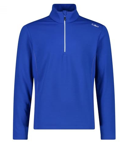 CMP - Herren-Grid-Tech-Fleece-Oberteil, Royal-Weiß, 52