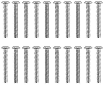 M4 Halbrundschrauben, Halbrundkopfschrauben Einfache Installation Korrosionsbeständig Hohe Festigkeit für Elektronik(2802-0004-0030)