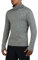 TCA Herren Warm-Up Trichterhals Thermo Laufshirt - Hellgrau, XL