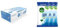 TOUCHGUARD Blue Nitrile Disposable Gloves, Latex & Powder-Free, Box of 100, Small Bundle with Dettol Antibacterial Biodegradable Surface Cleaning Disinfectant Wipes, 110 Count (Pack of 3)