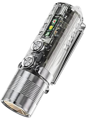 RovyVon A28U G2 Taschenlampe mit Seitensignallicht, 1000 lm, wiederaufladbar, wasserabweisend, EDC Taschenlampe, ideales für Camping, den täglichen Gebrauch, Thanksgiving