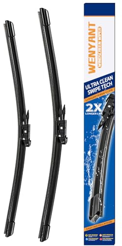 Wenyant 28/28 Windshield Wipers Compatible with Ford Edge 2015-2020 Focus 2012-2018 Escape/Fusion 2013-2019 Front Wiper Blades for My Car Original Equipment Automotive Replacement (Set of 2)