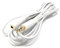 DRUT 3m 3.5mm to 3.5mm Stereo Audio Extension Cable Lead Male to Female Gold Connectors 10ft White