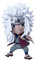 BANDAI Chibi Masters: Naruto Shippuden - Jiraiya Figure (8cm)